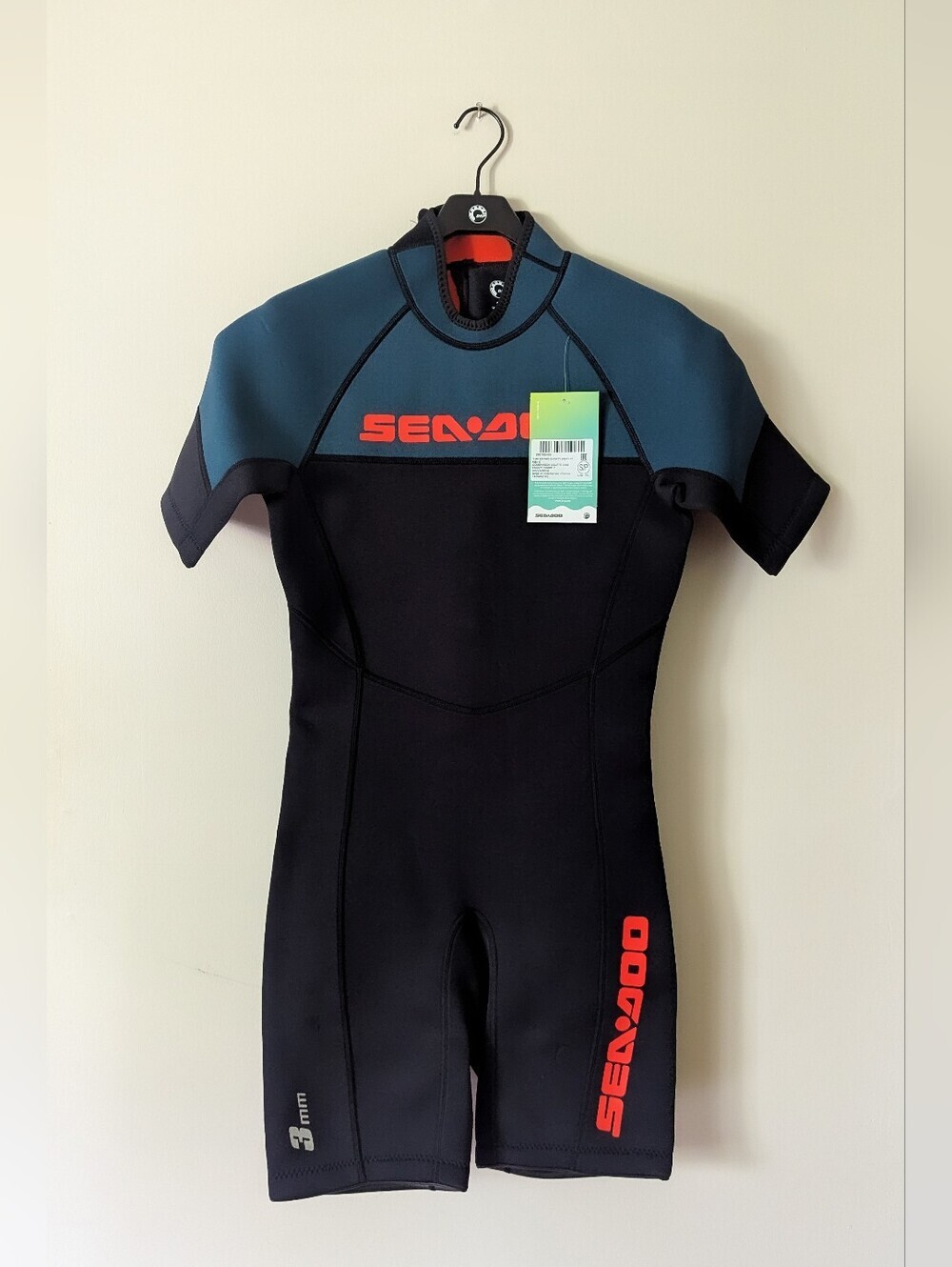 Sea-Doo Men's Teal & Black Wetsuit